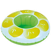 Pool Central 9&quot; Inflatable Lemon Slice Swimming Pool Beverage Drink Holder