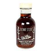 Skinny Sticks Vanilla Bean Infused Maple Syrup Gluten-Free and Kosher 8oz Bottle