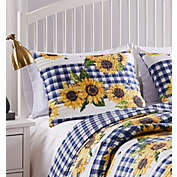 Greenland Home Fashions Barefoot Bungalow Sunflower Pillow Sham - Standard 20x26", Gold