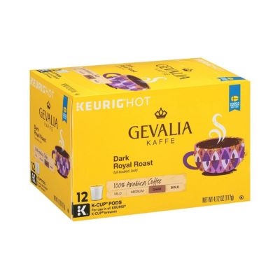 Gevalia Dark Royal Roast Coffee K-Cup Pods, 12 CT
