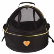 Pet Life Pet Life &#39;Air-Venture&#39; Dual-Zip Airline Approved Panoramic Circular Travel Pet Dog Carrier