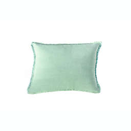 Anaya Home Mint Green Linen Down Alternative 14x20 Pillow
