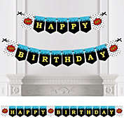 Big Dot of Happiness Bam Superhero - Birthday Party Bunting Banner - Comic Book Party Decorations - Happy Birthday