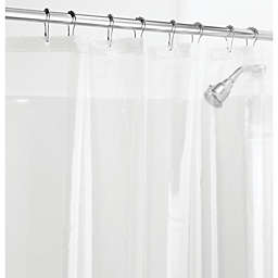 mDesign PEVA Shower Curtain Liner, 3 Gauge, Clear