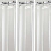 mDesign Waterproof PEVA Shower Curtain Liner, 3 Gauge