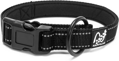COMFAST Adjustable Dog Collars - Reflective Padded Dog Collar With Strain Relief
