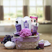 GBDS Lavender Spa Gift Basket- spa baskets for women gift