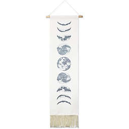 Okuna Outpost Bohemian Style Wall Art Hanging, Moon Phase Home Decor (12.3 x 49 Inches)