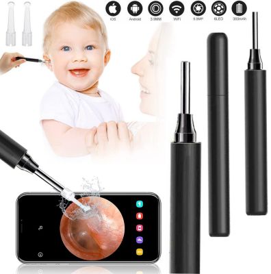 Jackbaggio HD LED Endoscope Otoscope Camera Tool Ear Cleaning Wax Pick Cleaner Removal Kit