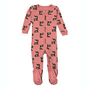 Leveret Kids Footed Cotton Pajama Girls Print (0 - 24 Months)