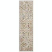 Nourison Juniper JPR03 Indoor only Area Rug - Ivory/Multi 2'2" x 7'6"