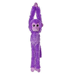 Aurora 24" Colorful Hanging Chimp Plush Stuffed Animal Monkey, Purple