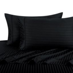 Egyptian Linens - Olympic Queen Sheet Set - Striped 300 Thread Count