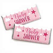 Big Dot of Happiness It&#39;s a Girl - Candy Bar Wrapper Pink Baby Shower Favors - Set of 24