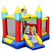 Slickblue Inflatable Bounce Slide Jumping Castle Without Blower