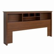 Slickblue King-size Storage Headboard in Cherry Wood Finish