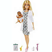 Barbie Baby Doctor Playset with Blonde Doll, Infant Doll, Doctor Toy Accessories