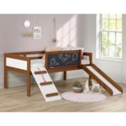 Donco Twin Art Play Junior Low Loft Espresso - Espresso