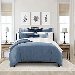 6ix Tailors Fine Linens Basic Denim Blue Comforter Set