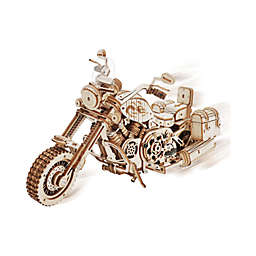DIY 3D Moving Gears Puzzle - Cruiser Motorcycle - 420pcs