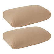 Juvale 2 Pack Stretch Outdoor Cushion Covers for Patio Furniture and Sofas, Reversible (Medium, Sand Beige)