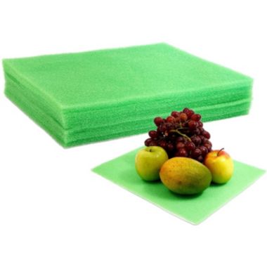 Okuna Outpost Foam Fridge Liners, Refrigerator Organizer Mats (Green, 15 x 12 In, 12 Pack). View a larger version of this product image.