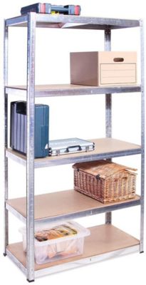 G-Rack Garage Shelving Units - 71"H X 35"L X 16"W - Heavy Duty Racking - Shelves