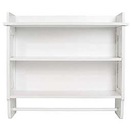 Redmon  Contemporary Country Wall Shelf With Towel Bar