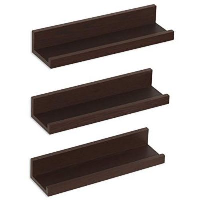 Americanflat Picture Ledge Shelf Set Of, Wooden Wall Hanging Shelves