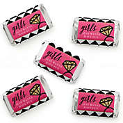 Big Dot of Happiness Girls Night Out - Mini Candy Bar Wrapper Stickers - Bachelorette Party Small Favors - 40 Count