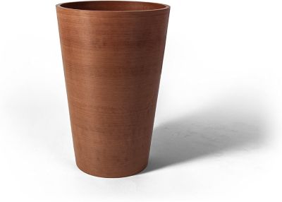 Algreen Products (#16730) Valencia Round Planter Pot, Textured Terra Cotta 18"