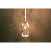 Darice 8&#39; Cleveland Vintage Lighting Drip Candlestick Inside Canning Jar Light Bulb Lamp Adapter