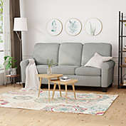 GDFStudio Bridget 3-Seater Sofa, Traditional-Modern