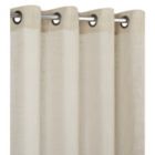 Alternate image 0 for Kate Aurora 2 Pack Semi Sheer Linen Blend Grommet Top Window Curtains - 52 in. W x 84 in. L, Linen