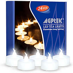 AGPtEK 24 PCS LED Tealights Battery-Operated