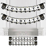 Big Dot of Happiness Goodbye High School, Hello College - Graduation Party Bunting Banner - Party Decorations - Congrats Grad