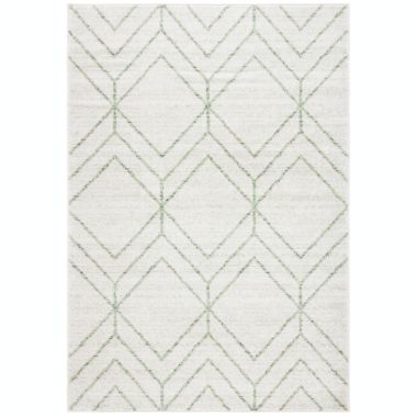 Adirondack ADR241 Power Loomed Rug - Ivory/Sage - 8'x10' - Safavieh. View a larger version of this product image.