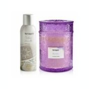 Pier 1 Lavender Luxe Candle and Cuban Vanilla Room Spray Set