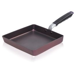 TECHEF - Tamagoyaki Japanese Omelette Pan / Egg Pan Skillet (Purple / Large)
