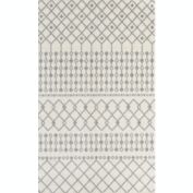 L'baiet Lapland Collection Scandinavian Hannah White Boho Rug
