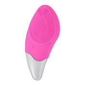 Unique Bargains Sonic Hygienic Soft Silicone Vibrating Facial Tool, Rose Red