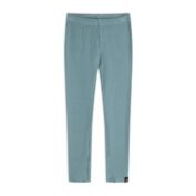 Deux par Deux Rib Legging Light Blue - 12 Months