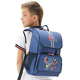 Sunveno Large Dinosaur Kids Boys Backpack - Blue