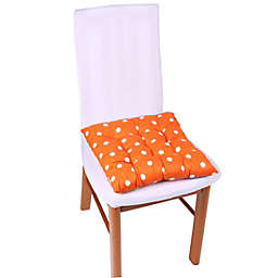 PiccoCasa Sitting Soft Square Seat Chair Pad Cushion, Orange