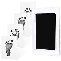 KeaBabies 1pk Inkless Hand and Footprint Kit, Ink Pad for Baby Hand and Footprints, Mess Free Baby Imprint Kit (Jet Black)