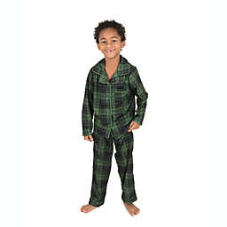 Leveret Kids Two Piece Flannel Feel Pajamas Plaid