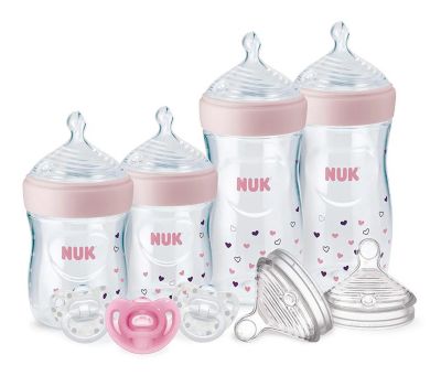 NUK 9 Piece Simply Natural Baby Bottles Gift Set