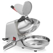 Olde Midway Ice Crusher Machine with Dual Stainless Steel Blades and Scoop, Crushes 180 lbs. per Hour, Commercial Ice Shaver Snow Cone Maker