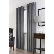MYNE Navar Grommet Curtain Panel Window Dressing 54 x 95 in Dark Grey