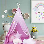 Atlasonix Teepee Tent for Kids   Unicorn Tepee Play Tent Indoor and Outdoor   Tipee Tent for Girls and Boys   Children&#39;s Best Tee Playhouse Fort   Portable Tent w/ Convenient Carry Case